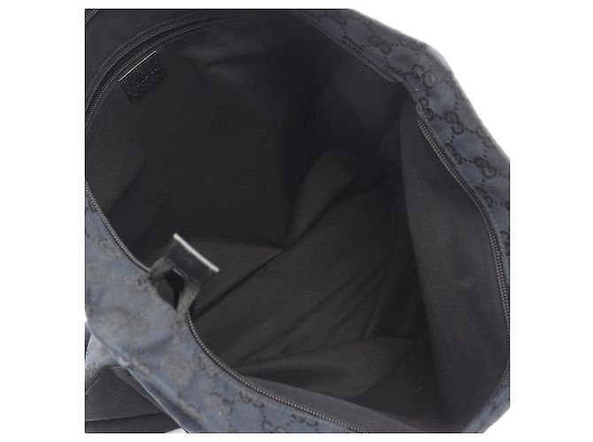 Borsa Tote Gucci GG Canvas Sherry Line Nero Rosso Verde - vista 3