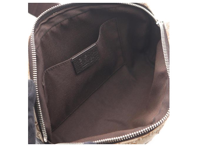 Marsupio Gucci GG Canvas Marrone Beige - vista 3