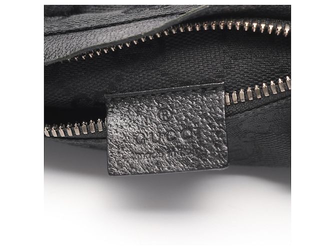 Sac banane Gucci GG Canvas Noir - vue 4