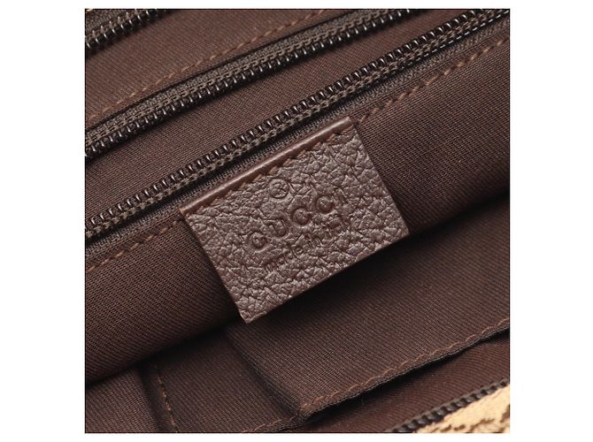 Borsa a tracolla Gucci GG Canvas Marrone Beige - vista 4