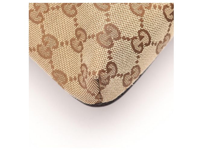 Borsa a tracolla Gucci GG Canvas Marrone Beige - vista 5