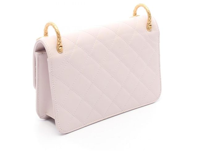 Borsa a tracolla Chanel Matelassé in pelle rosa - vista 2