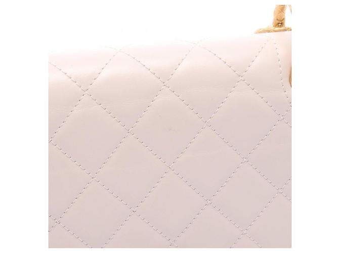 Borsa a tracolla Chanel Matelassé in pelle rosa - vista 6