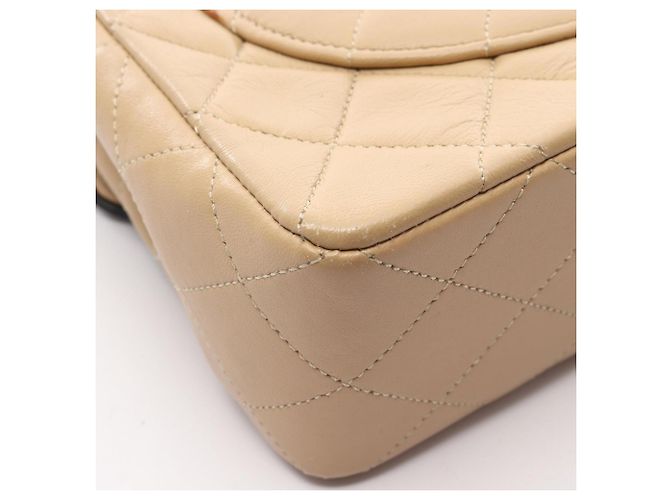 Borsa a Spalla Chanel Matelassé Vintage Beige - vista 13
