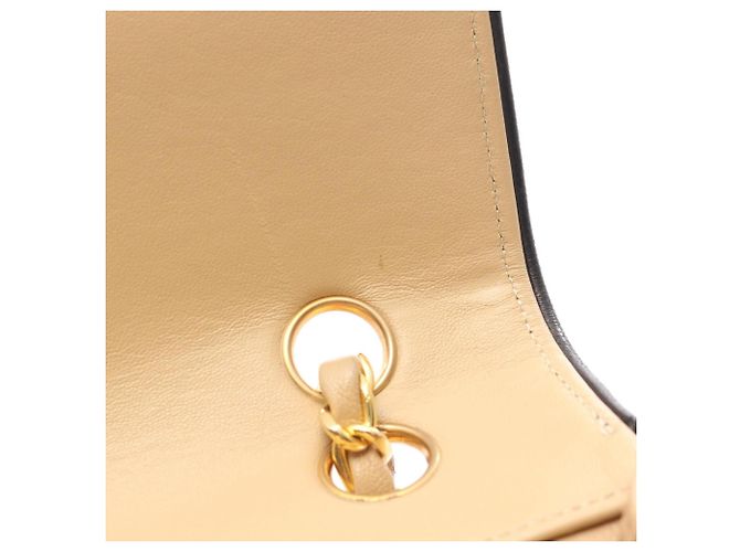 Borsa a Spalla Chanel Matelassé Vintage Beige - vista 7