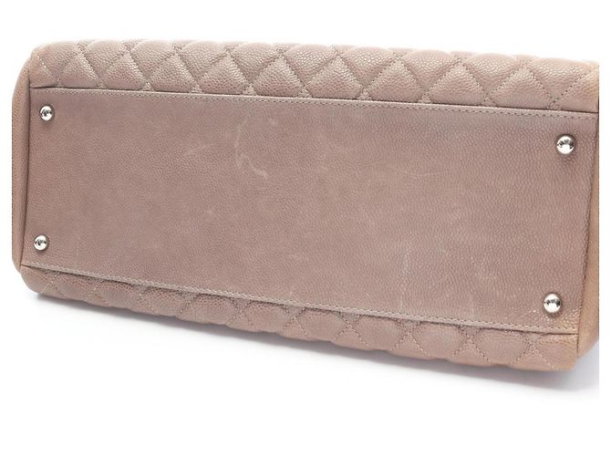 Bowling Borsa Chanel Matelassé Grigia Marrone - vista 15