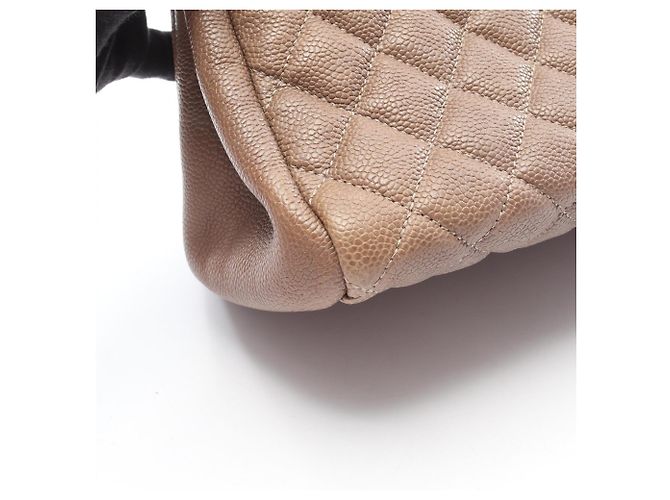 Bowling Borsa Chanel Matelassé Grigia Marrone - vista 7