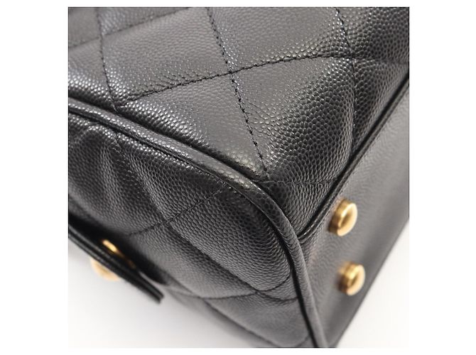 Timeless Borsa Boston Mini Matelassé Chanel Nero - vista 6