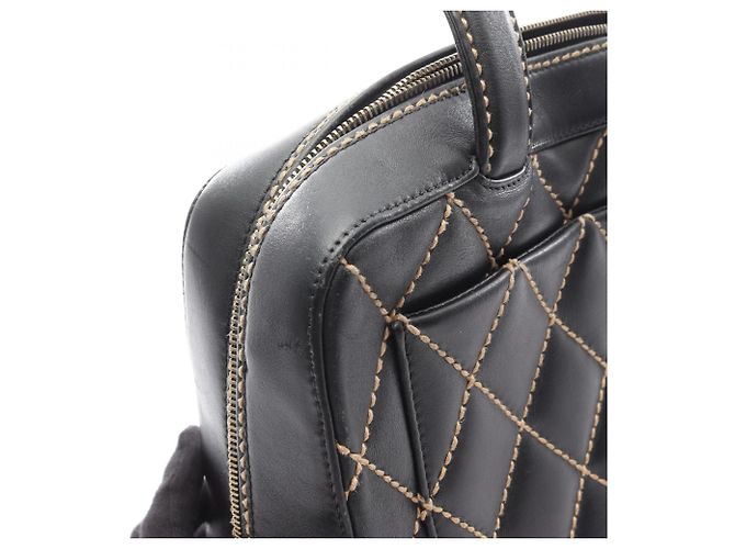 Borsa Chanel Wild Stitch Nero - vista 15