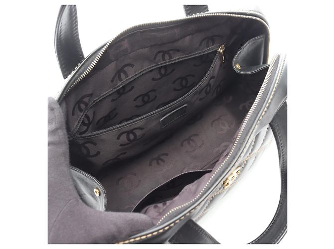 Borsa Chanel Wild Stitch Nero - vista 3