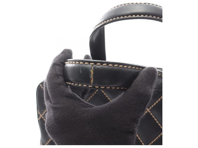 Borsa Chanel Wild Stitch Nero - vista 6