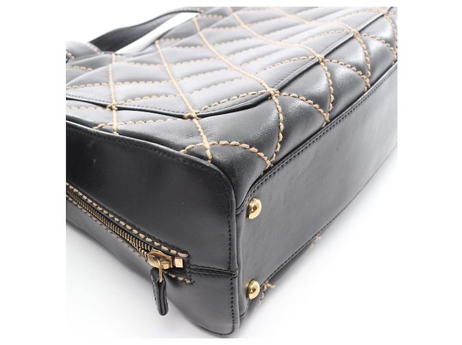 Borsa Chanel Wild Stitch Nero - vista 9