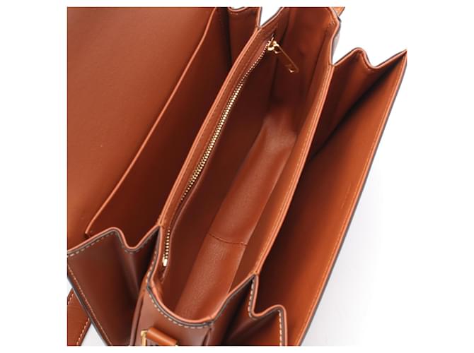 Céline Borsa a Spalla Celine Classic Triomphe Marrone - vista 3