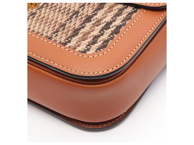 Céline Borsa a Spalla Celine Classic Triomphe Marrone - vista 5