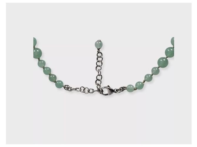 Set Collana e Bracciale Verde Chanel Primavera/Estate 2015 Usato - vista 3