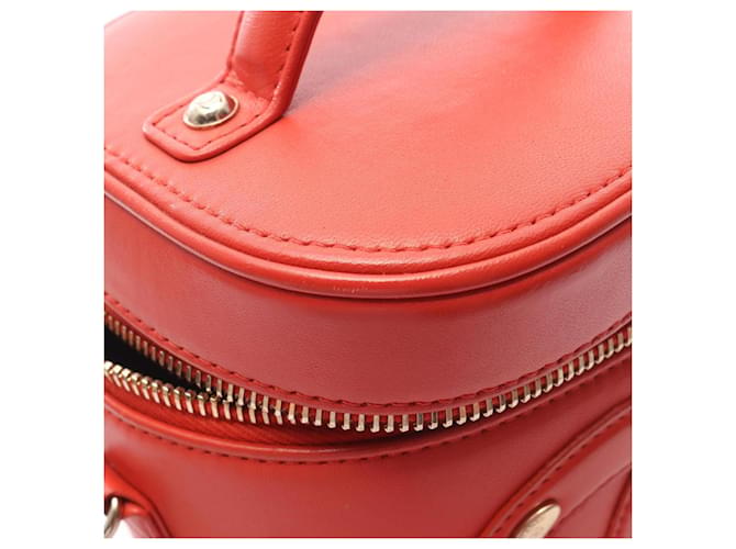Borsa a 2 modi Chanel Coco Mark Rosso - vista 9