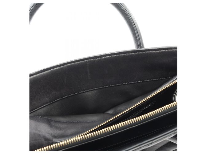 Borsa Chanel Chevron V-stitch Nero - vista 11