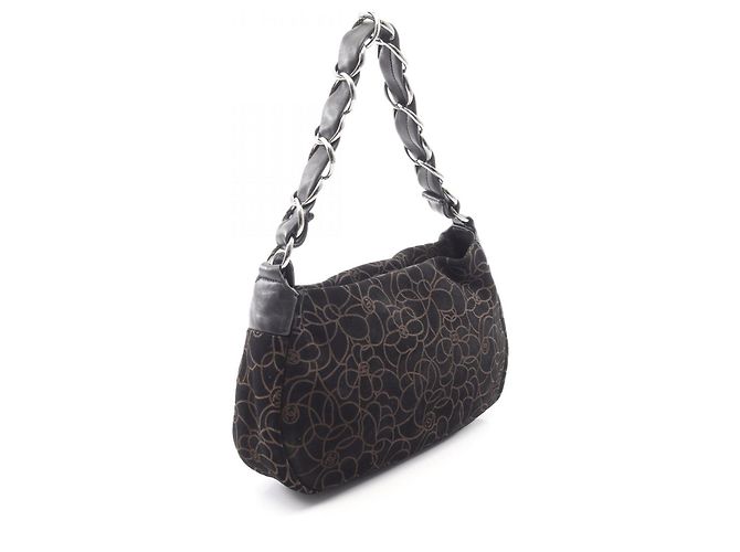 Borsa Chanel Camellia Nero - vista 2