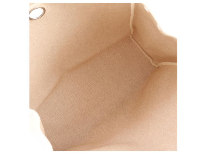 Hermès Hermes Herbag MM Leather Toile Borsa a tracolla 2-Way Beige - vista 15