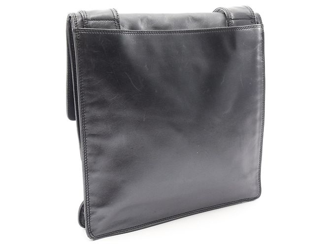 Borsa a tracolla Chanel in pelle nera Nero - vista 2