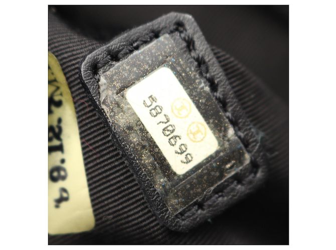 Borsa a tracolla Chanel in pelle nera Nero - vista 5