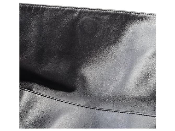 Borsa a tracolla Chanel in pelle nera Nero - vista 6