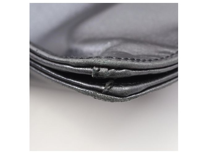 Borsa a tracolla Chanel in pelle nera Nero - vista 8