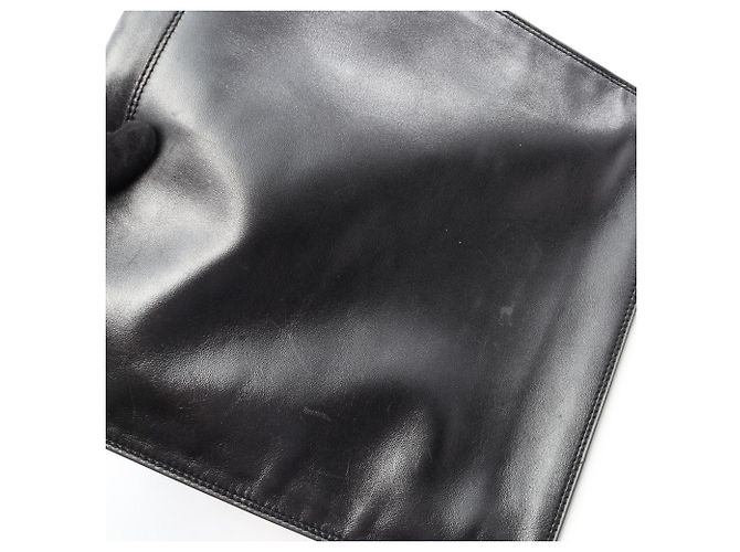 Borsa a tracolla Chanel in pelle nera Nero - vista 9