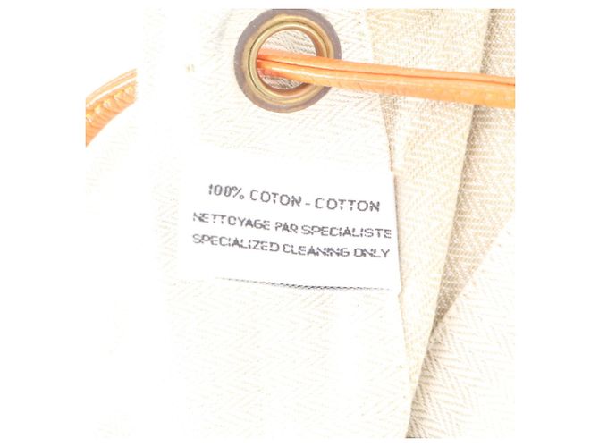 Hermès Borsa a tracolla Hermes Aline PM Toile Chevron Leather Beige Arancione - vista 11