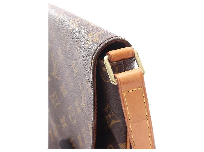 Borsa a Spalla Louis Vuitton Musette Tango Marrone - vista 11