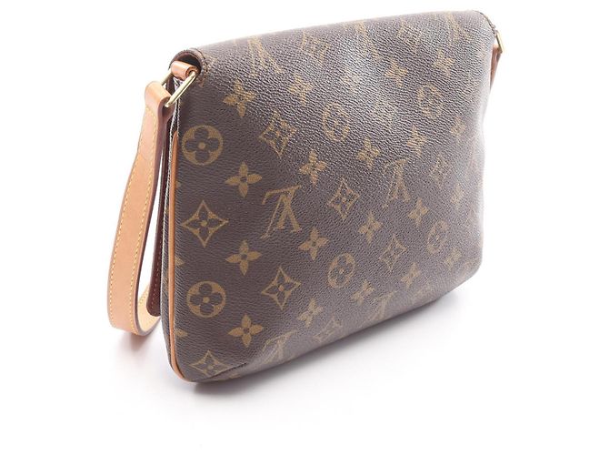 Borsa a Spalla Louis Vuitton Musette Tango Marrone - vista 2