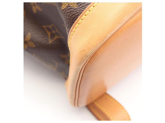 Zaino/Borsa Louis Vuitton Montsouris GM Monogram Marrone - vista 6