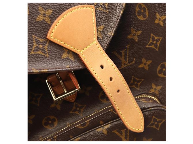 Zaino/Borsa Louis Vuitton Montsouris GM Monogram Marrone - vista 9