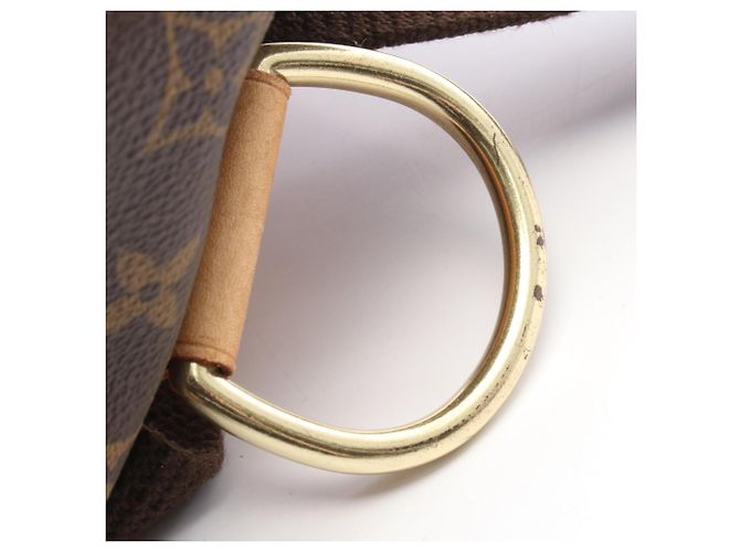 Zaino/Borsa Louis Vuitton Montsouris GM Marrone - vista 14
