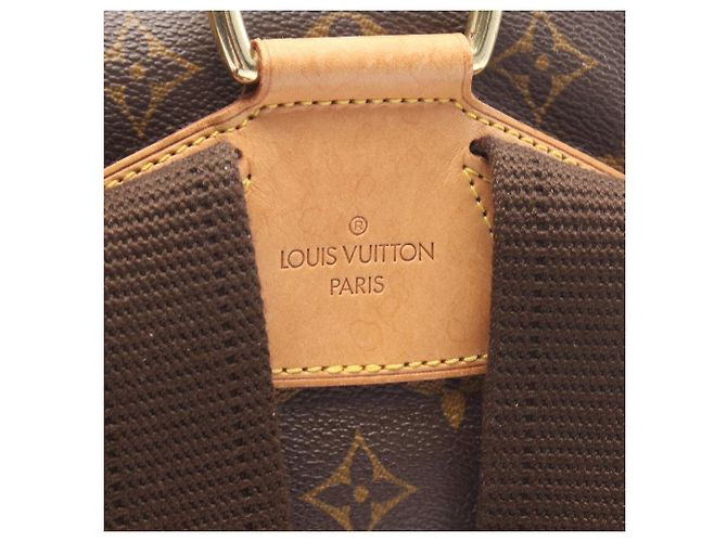 Zaino/Borsa Louis Vuitton Montsouris GM Marrone - vista 15