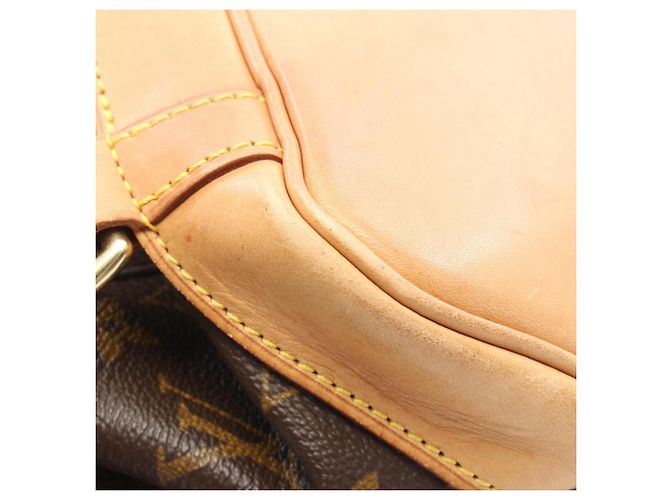 Zaino/Borsa Louis Vuitton Montsouris GM Marrone - vista 8