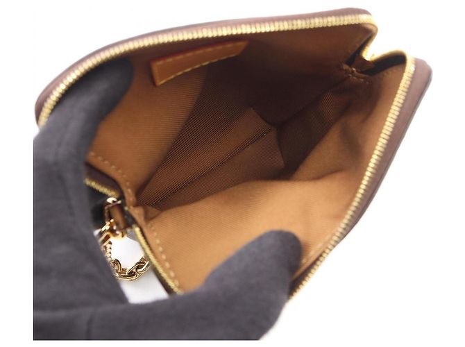 Borsa a tracolla Louis Vuitton Utility Marrone - vista 3