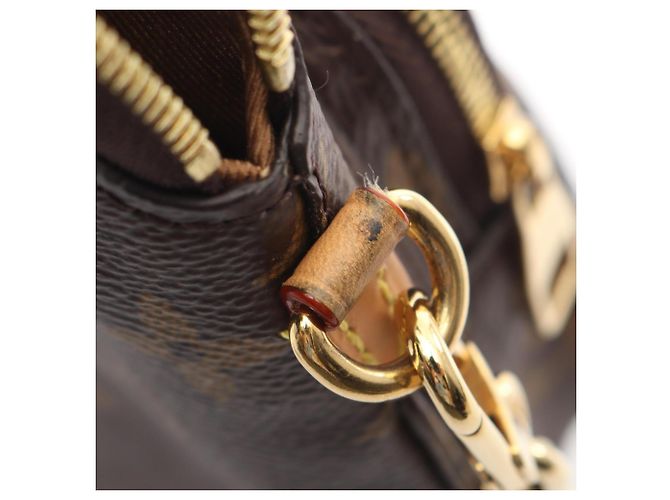 Borsa a tracolla Louis Vuitton Utility Marrone - vista 5