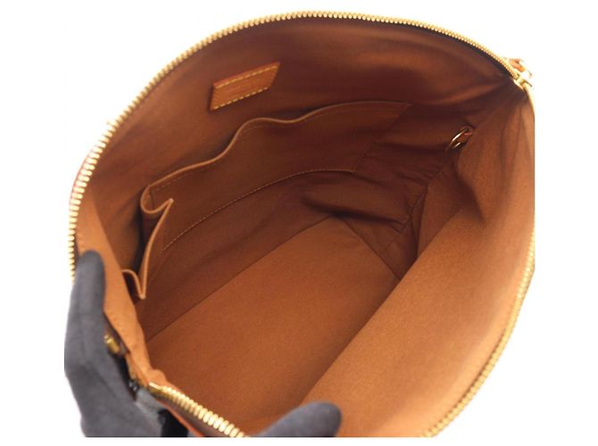 Louis Vuitton Lockit Vertikale Handtasche Braun - Ansicht 3