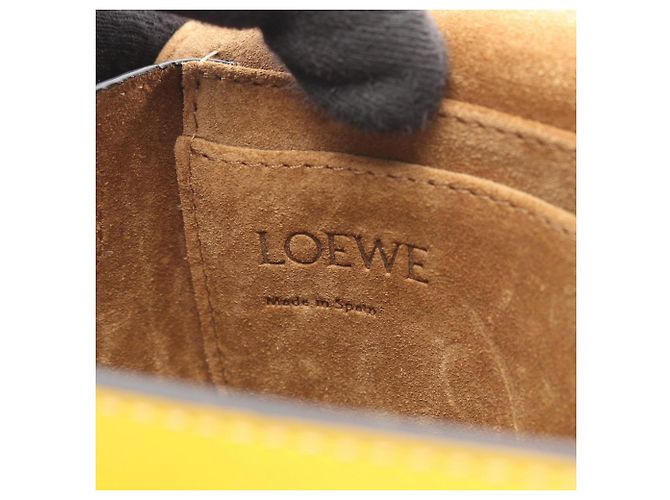 Marsupio mini Loewe Gate Dual Giallo - vista 4
