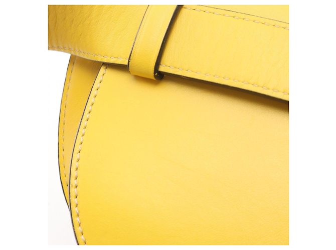 Marsupio mini Loewe Gate Dual Giallo - vista 7