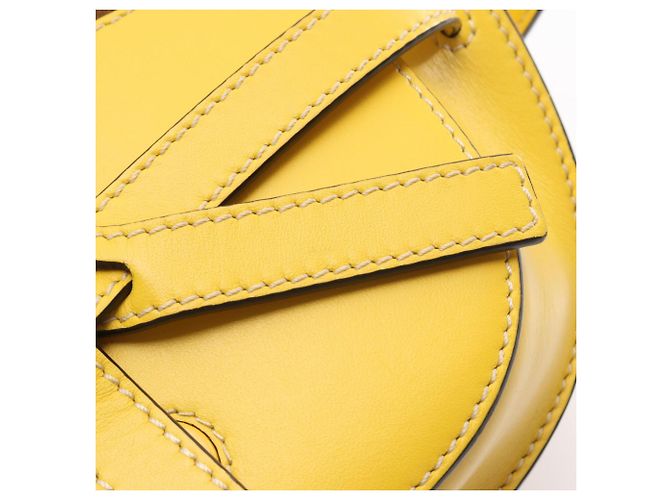 Marsupio mini Loewe Gate Dual Giallo - vista 9