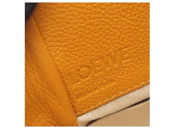 Mini bolso Hammock Drawstring Loewe Castaño Naranja - vista 4