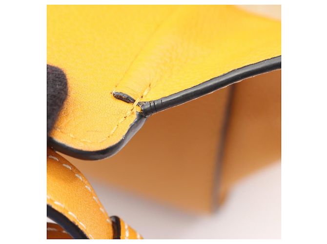 Mini bolso Hammock Drawstring Loewe Castaño Naranja - vista 5