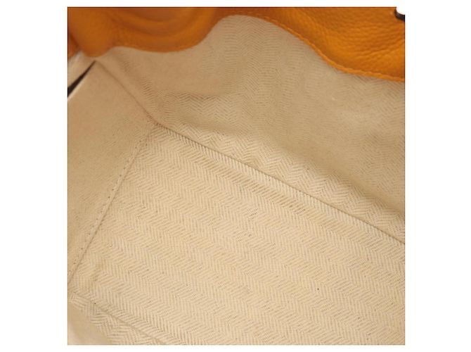 Mini bolso Hammock Drawstring Loewe Castaño Naranja - vista 7