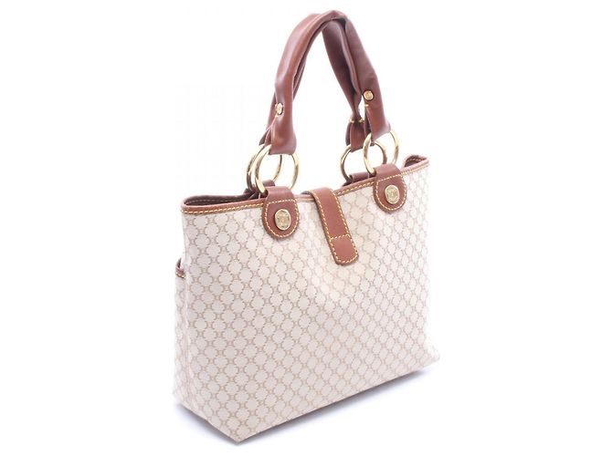 Céline Celine Macadam Handtasche Braun Beige - Ansicht 2