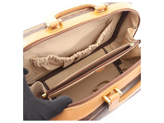 Céline Valigetta Celine Macadam Marrone Beige - vista 3
