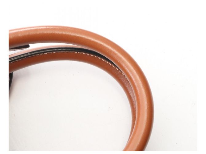 Céline Celine Mini Vertikaler Triomphe Cabas Handtasche Braun Weiß - Ansicht 7