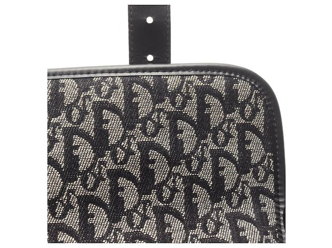 Borsa a tracolla Christian Dior Dior Trotter Nero Blu navy - vista 5
