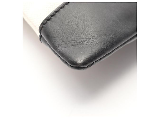Clutch Balenciaga Navy Clip M Second Bag Nero Crudo - vista 5
